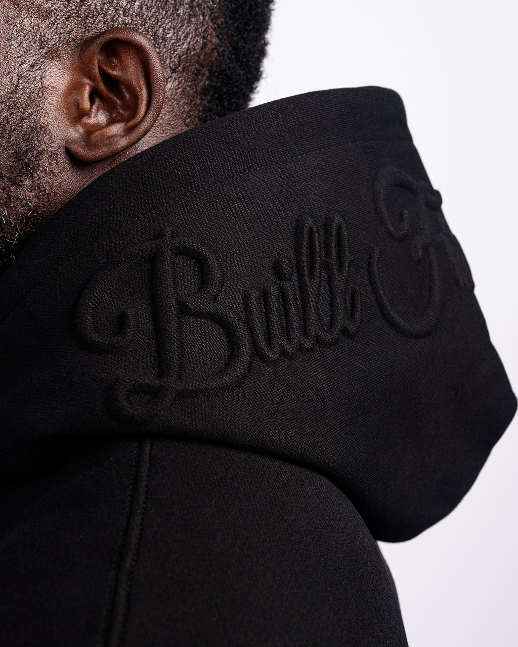 Oversized Embossed Hoodie