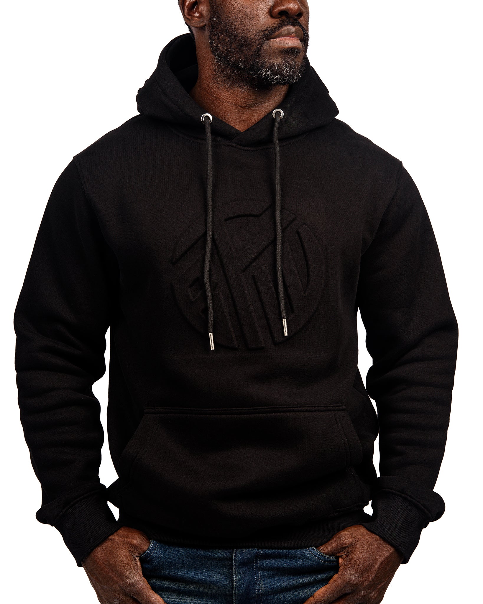Oversized Embossed Hoodie