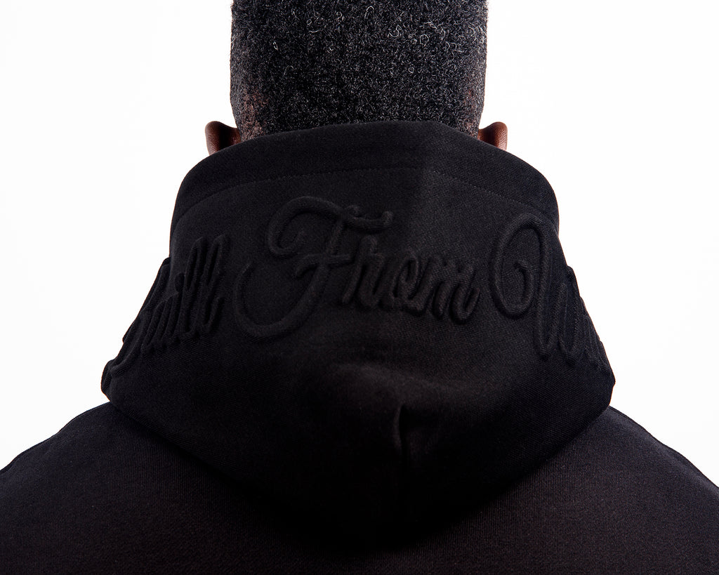 Oversized Embossed Hoodie