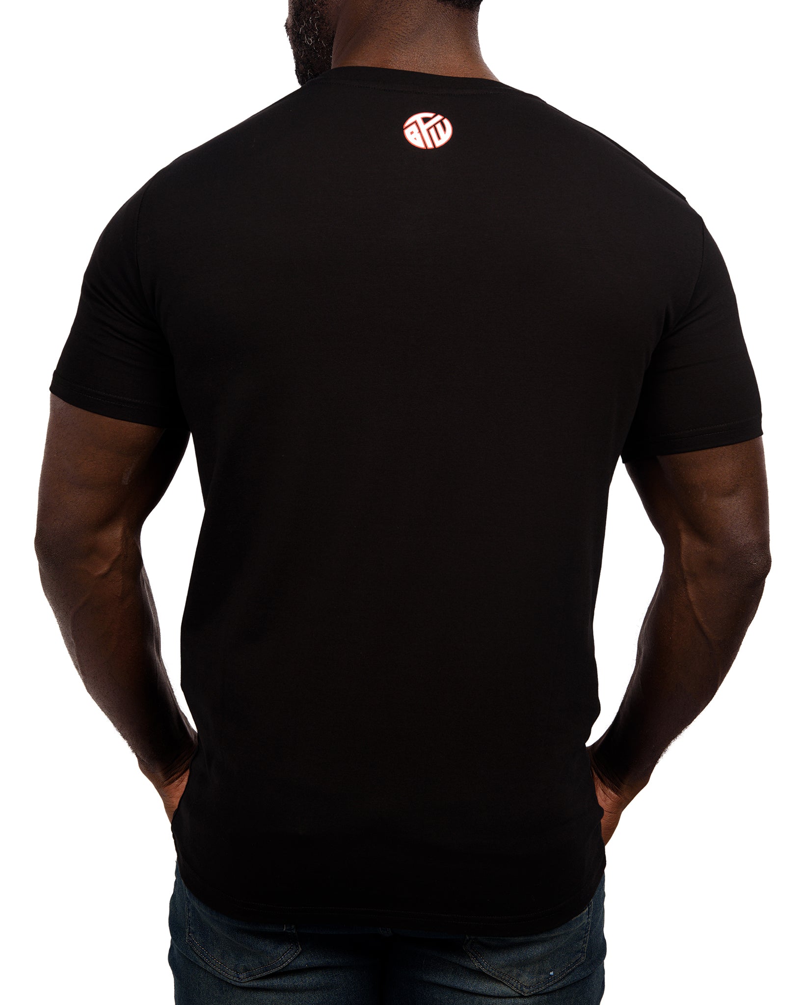 Black Custom Logo Tee